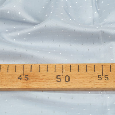 Ткань подкладочная Поливискоза, 90гр/м2, 52пэ/48вкс, 146см, серый светлый Жаккард точка/S204, (50м)1