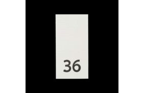 р036пб 36 - размерник - белый (уп.200 шт) купить по цене 78 руб - в интернет-магазине Веллтекс | Саратов
