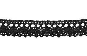 0003f черный кружево вязанное 18мм (намотка 20 ярдов = 18,3 метров) купить по 413 - в интернет - магазине Веллтекс | Саратов
.