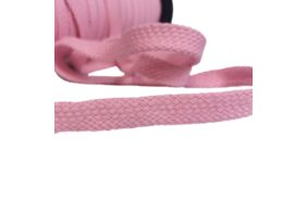 шнур для одежды плоский 15мм, 100хб, цв розовый/130 (катушка 50м) bombacio купить по цене 13.5 руб для домашнего шитья - в интернет-магазине Веллтекс | Саратов
