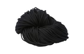 шнур для одежды круглый цв черный 5мм (уп 100м) 5-02 купить по 1.95 для тактического снаряжения в Саратове 