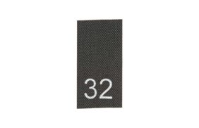р032пч 32 - размерник - черный (уп.200 шт) купить по цене 99.85 руб - в интернет-магазине Веллтекс | Саратов
