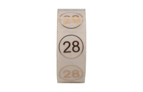 р028кп 28 - размерник - золото на самоклейке (уп.200 шт) купить по цене 175.83 руб - в интернет-магазине Веллтекс | Саратов
