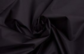 ткань курточная таффета 190t, wr/pu silver, 65гр/м2, 100пэ, 150см, черный/s580, (рул 100м) d купить в Саратове.