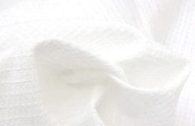 вафельное полотно 145гр/м2, 100хб, 45см, отбеленная, белый/s501, (60/420м) tpg052 купить в Саратове.